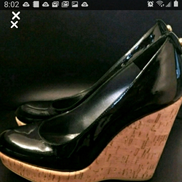 BN Stuart Weitzman Black Wedges 35 - Picture 8 of 10
